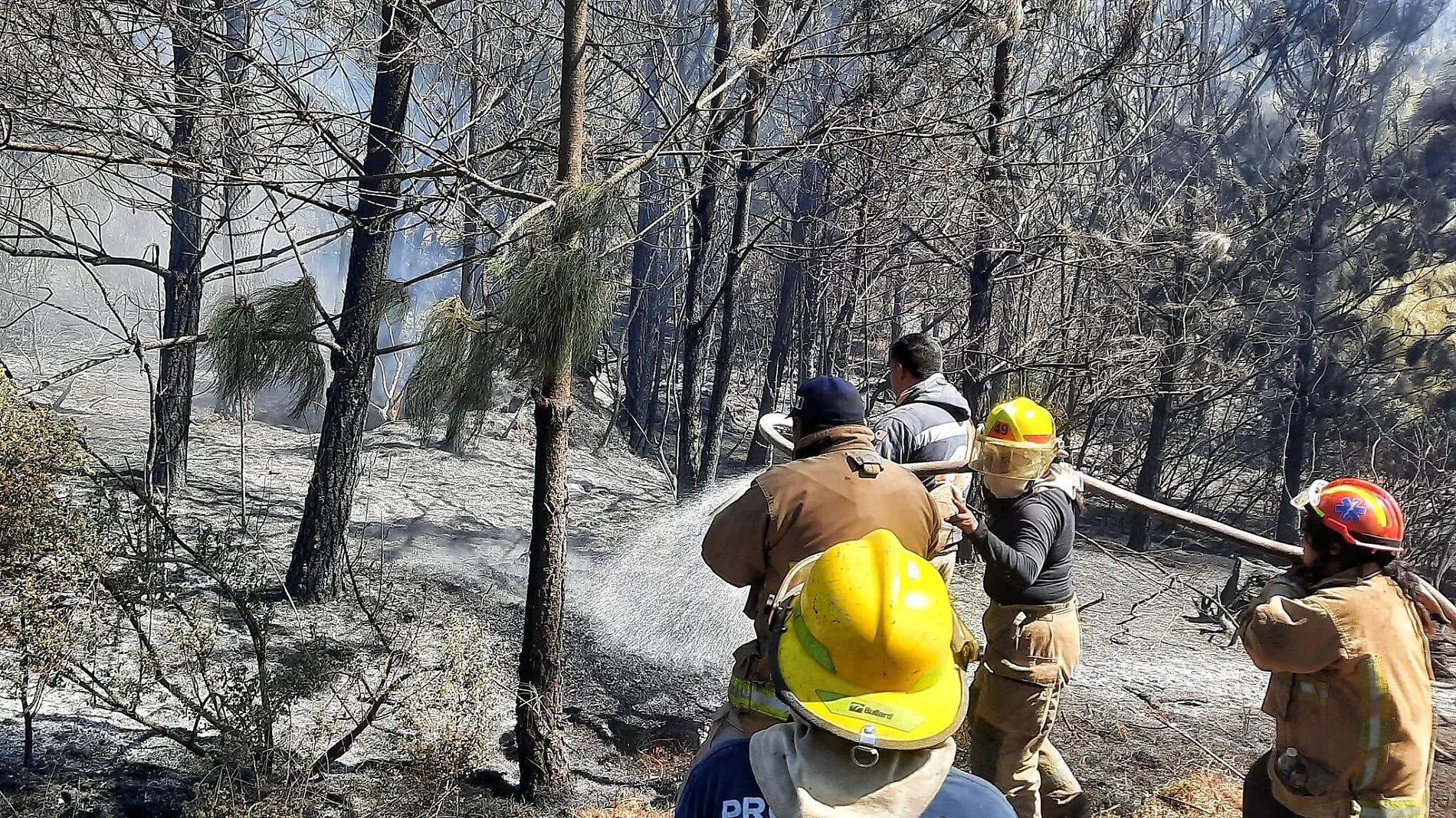 Incendio en Tlalpujahua